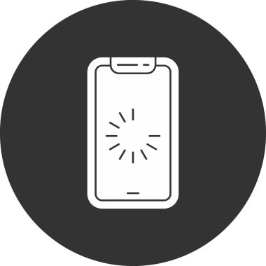 Telefon simgesi vektör illüstrasyonu