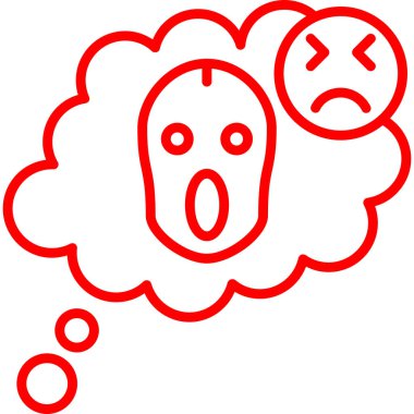 karikatür karalaması üzgün surat