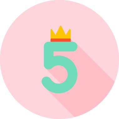 Doğum günü şapkası ikonu. Web tasarımı için yıldönümü vektör simgelerinin düz çizimi