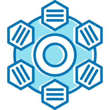 veri koruma ağı simgesi doldurulmuş ana hatlar biçiminde