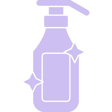 Bir şişe sıvı sabun, vektör illüstrasyonu