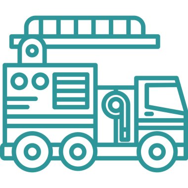 Kamyon. Web simgesi basit illüstrasyon