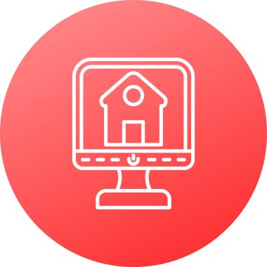 ev simgesi soyut olarak izole edildi