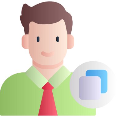 Akıllı telefonlu bir iş adamı.