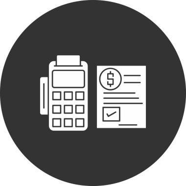 hesap makinesi simgesi vektör illüstrasyonu