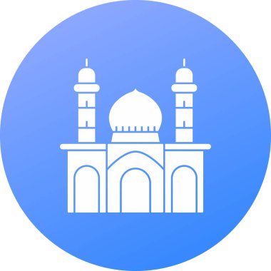 Cami. Web simgesi basit illüstrasyon