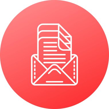 e- posta simgesi vektör illüstrasyonu