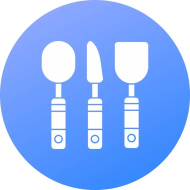 boya fırçaları vektör sembol tasarımı