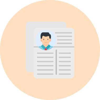 Gazete modern simgesinin vektör illüstrasyonu