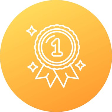 Ödül. Web simgesi basit illüstrasyon