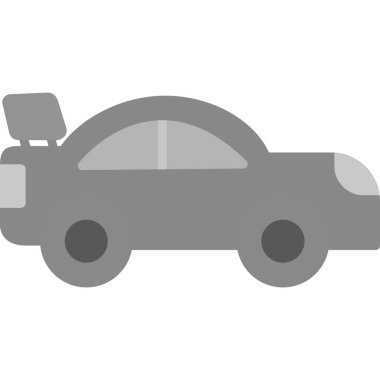 Düz biçimli otomobil taşıma simgesi