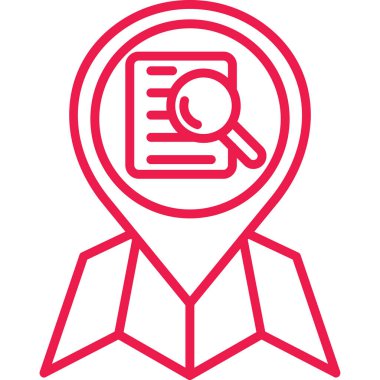 Modern bir simgenin vektör illüstrasyonu