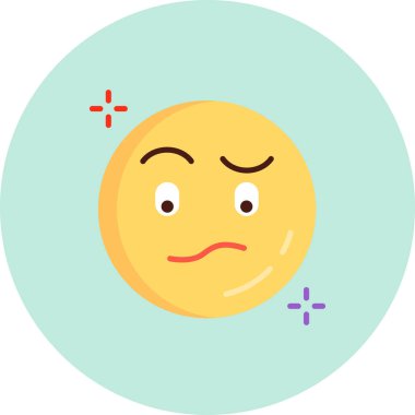 emoji simgesi, vektör illüstrasyon tasarımı