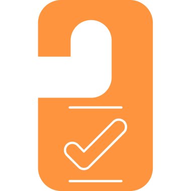 Simge, vektör illüstrasyonunu kontrol et