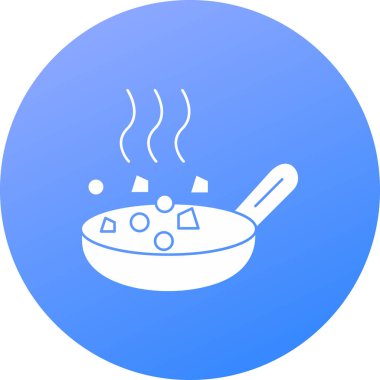 Tava. Web simgesi basit illüstrasyon