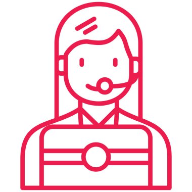 avatar kadın kullanıcı simgesi rozet biçiminde