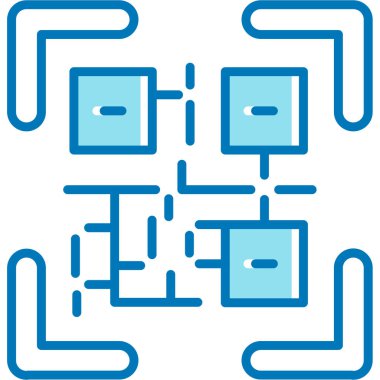 Bilgisayar işlemci simgesi. vektör illüstrasyonu