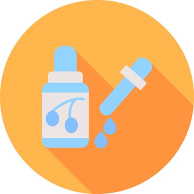 Kan damlası ikonu. Basit resimleme