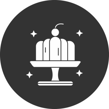 Kek simgesi, vektör illüstrasyonu