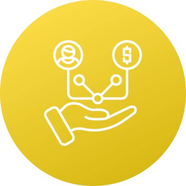 Seo simgesinin vektör illüstrasyonu