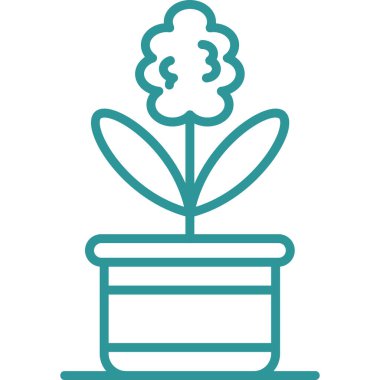 Kaktüs bitki vektör simgesi