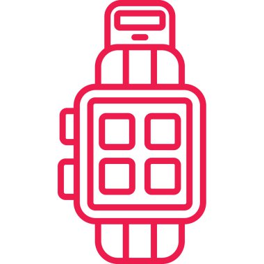 Modern b 'nin vektör gösterimi saat simgesinden yoksun