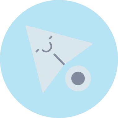 Göz simgesinin vektör illüstrasyonu