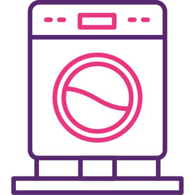 Çamaşır makinesi. Basit tasarım