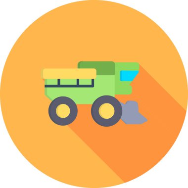 Kamyon. Web simgesi basit illüstrasyon