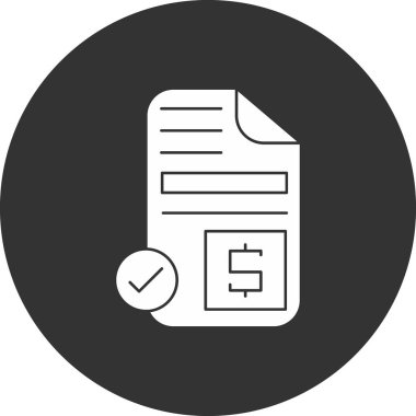 Vektör belgesi Simge illüstrasyonu