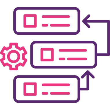 sunucu veri işleme simgesi