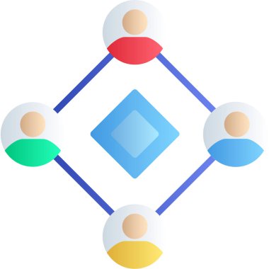 ağ bağlantı vektörü simgesi