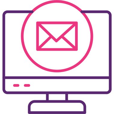 e- posta iletisi vektör simgesi modern basit vektör illüstrasyonu