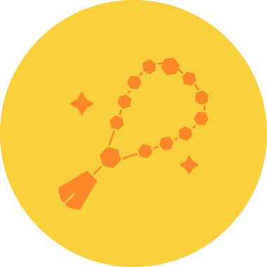 Sihirli değnek simgesi düz stil