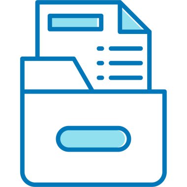 Dosya. Web simgesi basit illüstrasyon