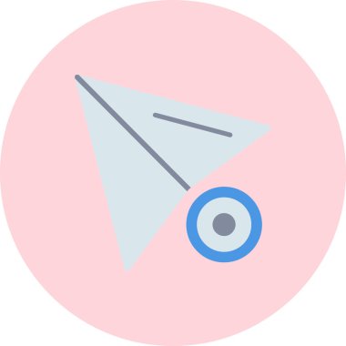 Hedef. Web simgesi basit illüstrasyon