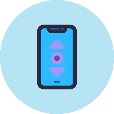 mobil uygulama simgesi vektör illüstrasyonu