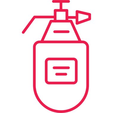 Bir benzin istasyonu simgesinin vektör illüstrasyonu