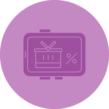 Modern simgenin eşsiz vektör simgesi