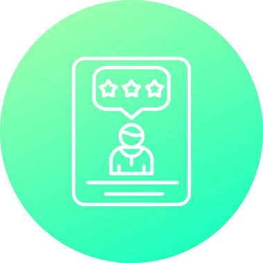 Modern simgenin vektör illüstrasyonu