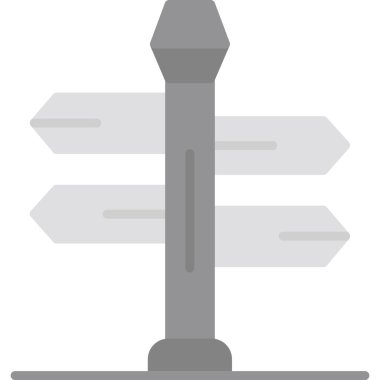 Yol işareti, web simgesi, illüstrasyon