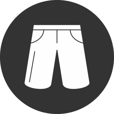 Pantolon. Web tasarımı basit illüstrasyon