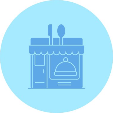 Gıda simgesinin vektör illüstrasyonu