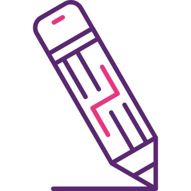 Kalem. Web simgesi basit illüstrasyon