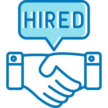 İş görüşmesinin vektör illüstrasyonu