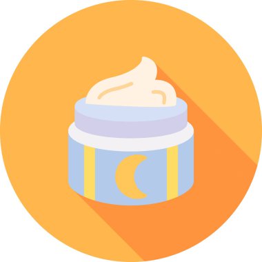 Çizgi film kreminin vektör çizimi