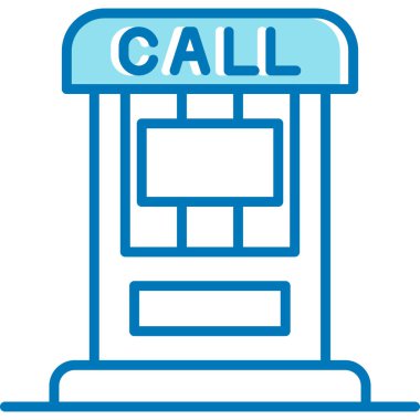 Telefonunuz var. Web simgesi basit illüstrasyon