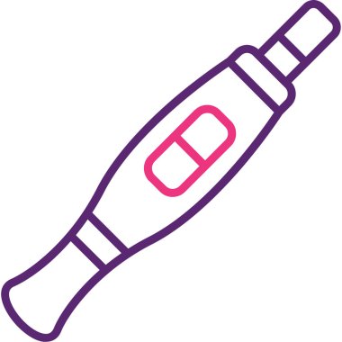 Termometre simgesinin vektör illüstrasyonu