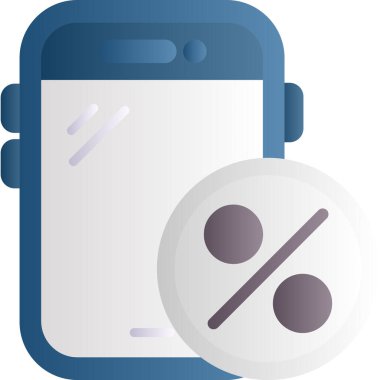 Akıllı telefon. Web simgesi basit illüstrasyon