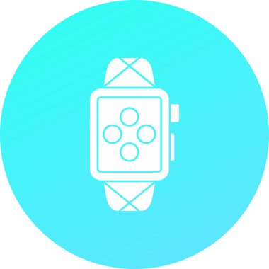 Modern akıllı saat ikonu. vektör illüstrasyonu